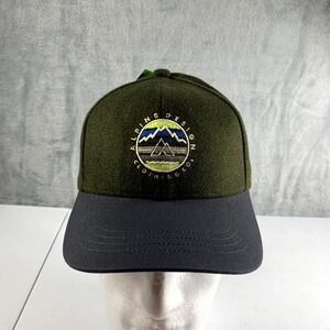 Alpine Design Men's Faux Melton Patch‎ Cap OS Olive Green Wool Blend Snapback